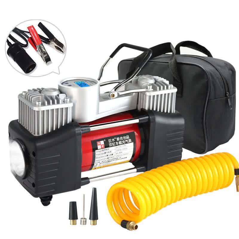 Oufu Jumu 12V Dual-Cylinder Car & Truck Air Pump