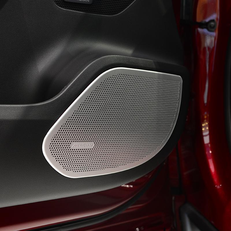 For Jaguar F-Pace f pace 2016 Car Door Audio Speaker Cover Decoration Loudspeaker Frame Interior Modified Speaker