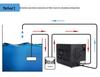 Refroidisseur d'aquarium silencieux avec pompe à eau et tuyauterie - Refroidissement rapide à semi-conducteurs pour petits aquariums
