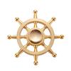 Navigator's Brass Ship Wheel Fidget Spinner - Gyro Hand Toy & Decompression Craft