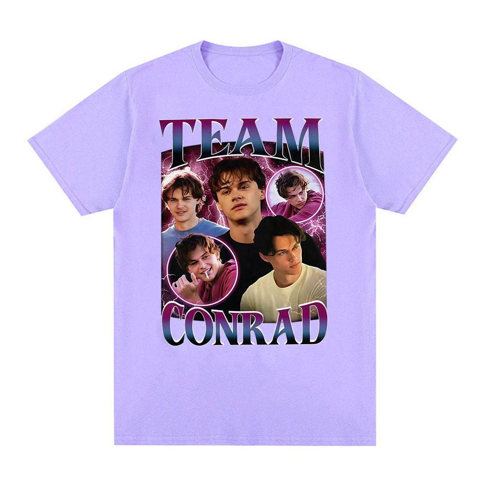 Team Conrad Cousins Beach Vintage Graphic T Shirt Unisexs Clothing Fashion Gothic Tshirt Unisex Cotton Casual Short Sleeve Tshirts