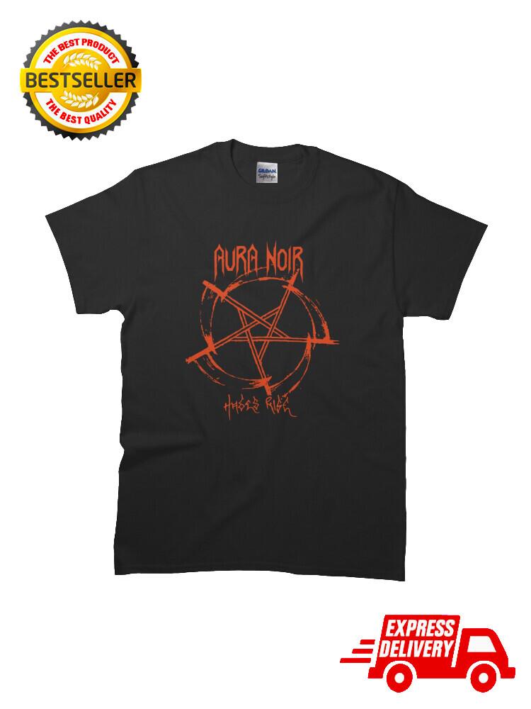 New Aura Noir Gaping Grave Awaits Classic MAN WOMAN T-Shirt Size S To 5XL