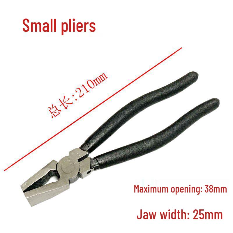 8-inch Serrated Flat-Jaw Glass and Tile Pliers