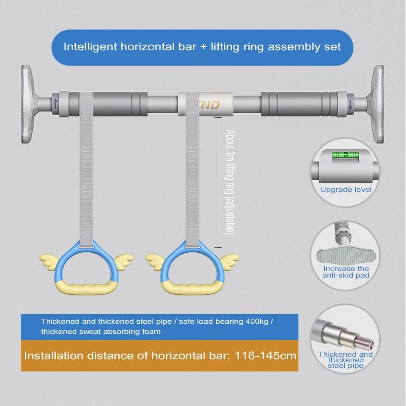 Horizontal Bar for Dominated Straw Pouch Chin-up Parallel Bars Calisthenics Iron Rods Chinning Dipping Wall Pull-up Bar Push Cart