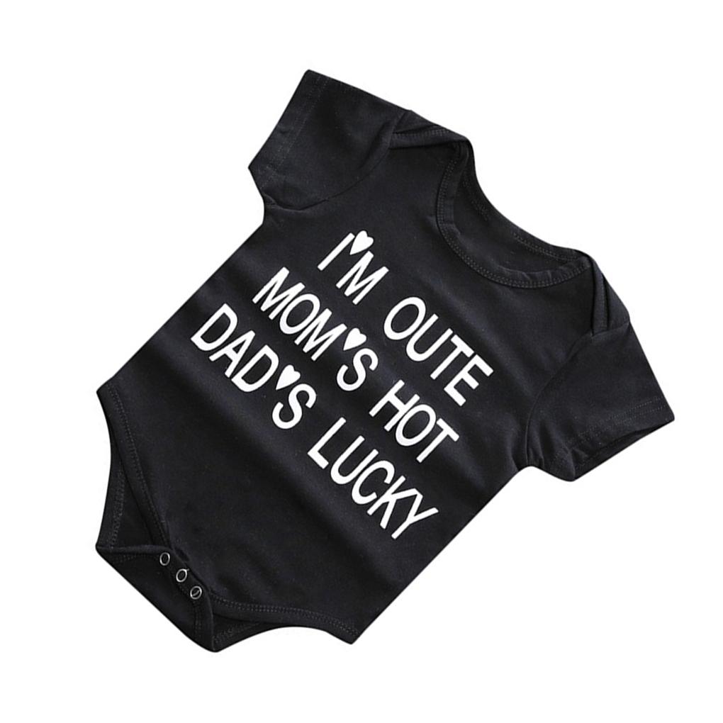 Baby T-shirt Outfit Infant Jumpsuit Hot Weather Newborn Bodysuit Girls