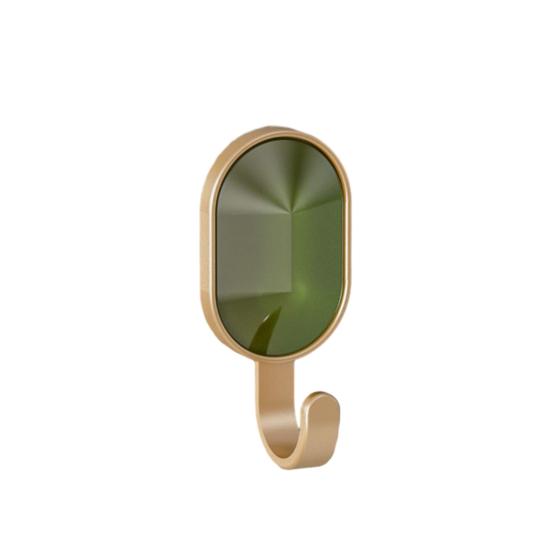 

2 шт. модные прочные несущие крючки для хранения водонепроницаемые настенные дверные самоклеящиеся крючки для вешалок домашний крючок зелёный