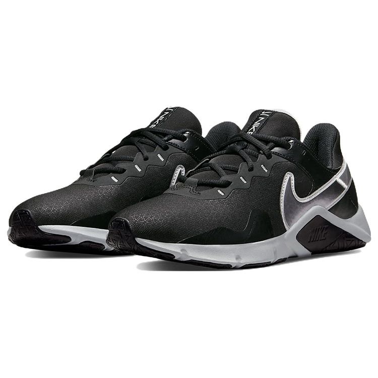 Nike Legend Essential 2 Black Metallic Silver Men Sneakers Blue Photon-Dust Metallic-Cool-Grey CQ9356-008