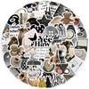 50 Cartoon Ins Style Milk Cookies Doodle Stickers Decorative Suitcase Water Cup Guitar Waterproof DIY