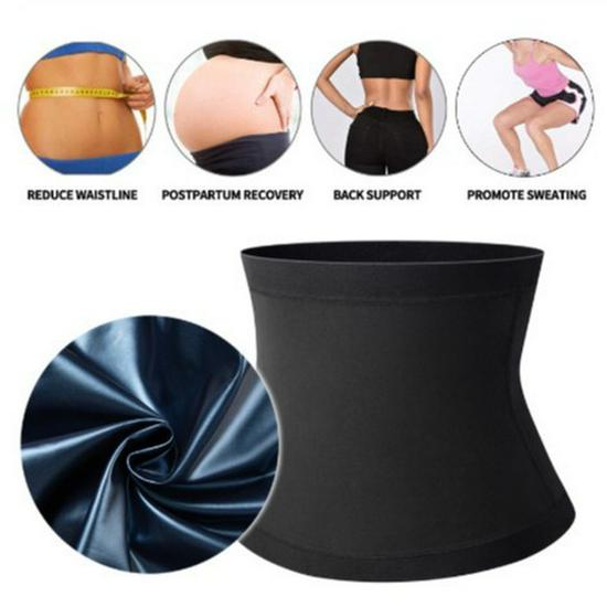 Women's Sauna Sweat Waist Trainer Body Shaper Belt for Fitness and Tummy Control
