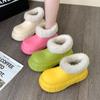 Fashion Shevalues Waterproof Winter Boots For Women Fashion Furry Shoes For Home Cozy Plush Shoes Thick Sole Light Cotton Slippers 2025