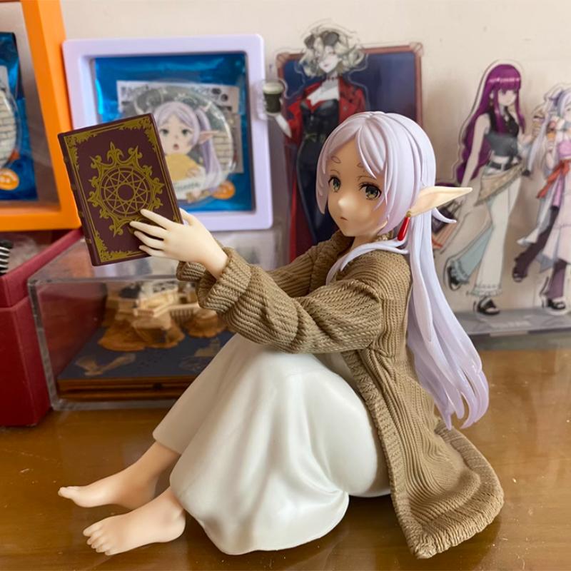 Frieren Beyond Journey's End Frieren Anime Figure Desktop Cute no night-suit Frieren Action* Figure Figurine Model Doll Toyb