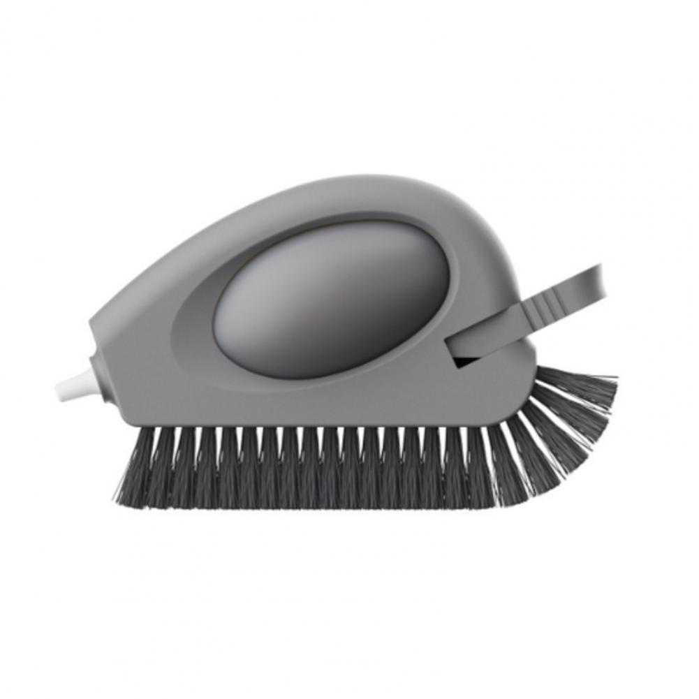 

1/2/3Pcs 3-in-1 Window Track Cleaning Brush with Scraper Stiff Bristles Ergonomic Handle Groove Cleaner Tool