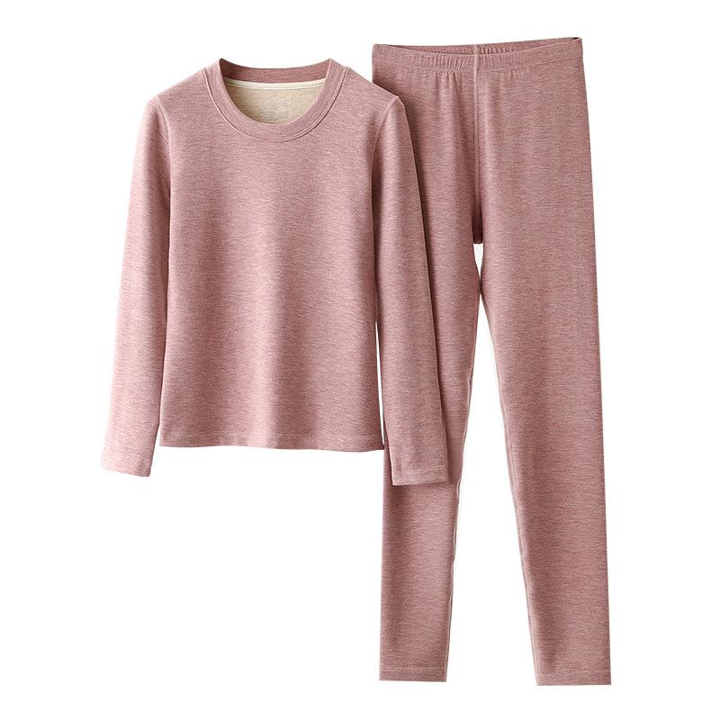 Cashmere Elderly Warm Set: Cozy Autumn/Winter Underwear Gift for Mom & Dad with Plus Velvet