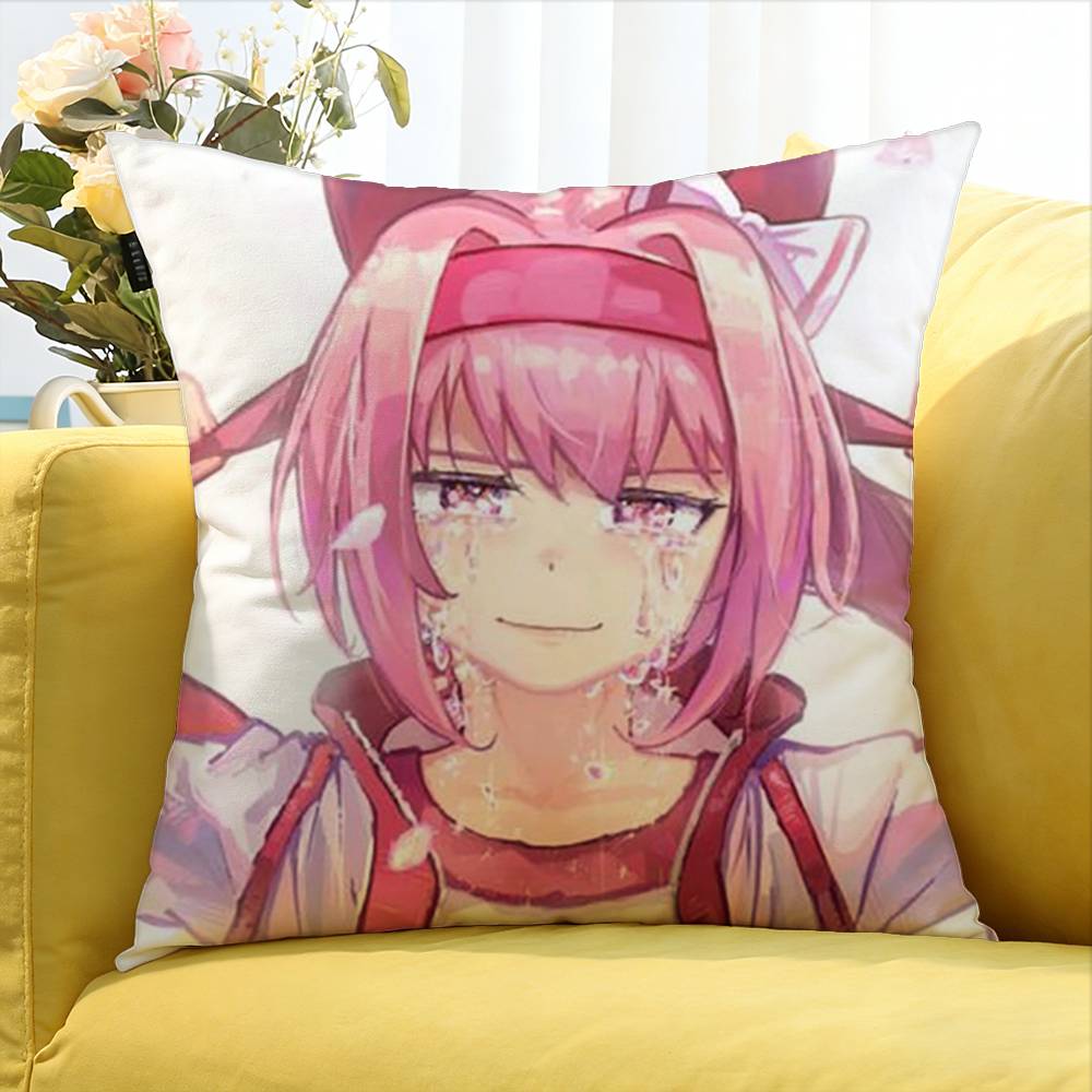 Haru U-Urara U-Umamusume Various Sizes Square Pillow Case For Car Home Bedchamber Decor
