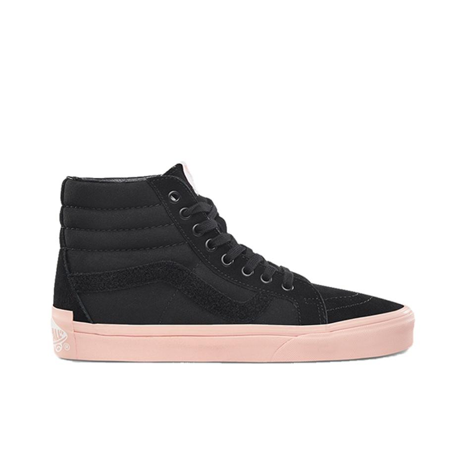 Vans Su Wu Kou X SK8 Schweinjahr Klettverschluss High Top Skateschuhe Unisex Skateschuhe Schwarz Pink VN0A2XSBT3R