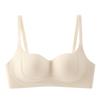 Traceless steel rim underwear women's lift gathers small breasts show large breasts integrated shell cup comfortable bra cover