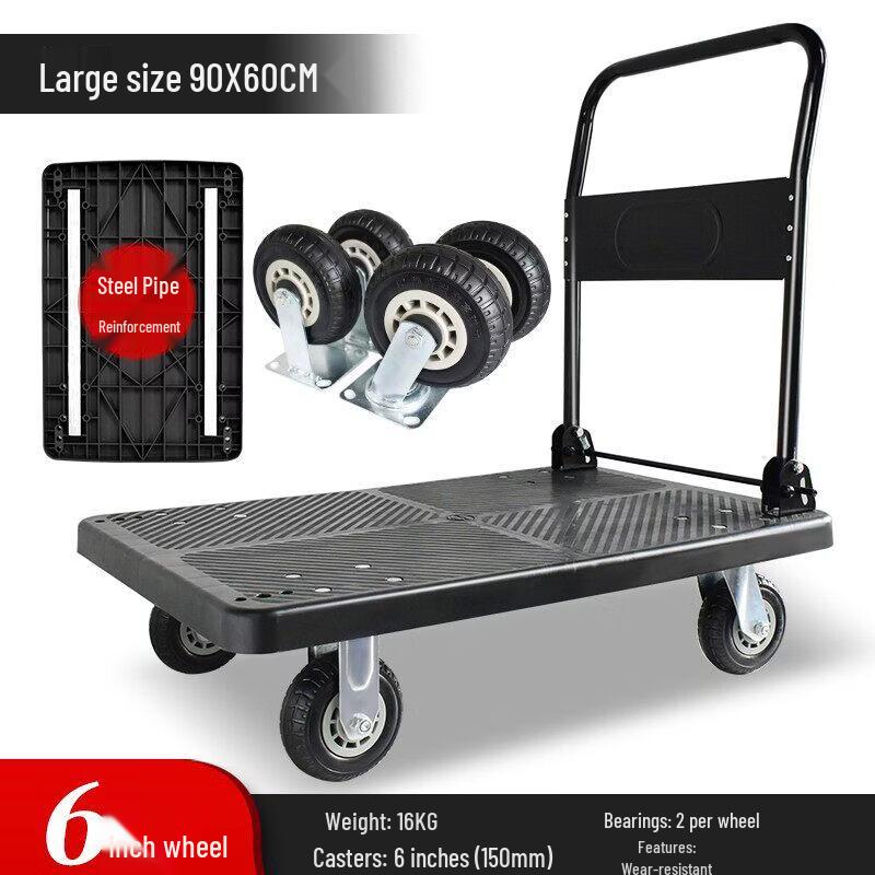Heavy-Duty Foldable Platform Hand Truck
