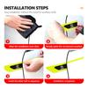 Car Reflective Sticker Door Bumper Anti-collision Protector Strips For Opel ADAM ASTRA J K CORSA E INSIGNIA MOKKA VIVA Meriva