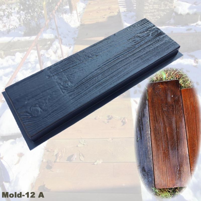 Gute Holzmaserung-Imitation DIY Wegbereiter Pflasterzement Ziegelform Trittstein Pflasterstraße Betonform