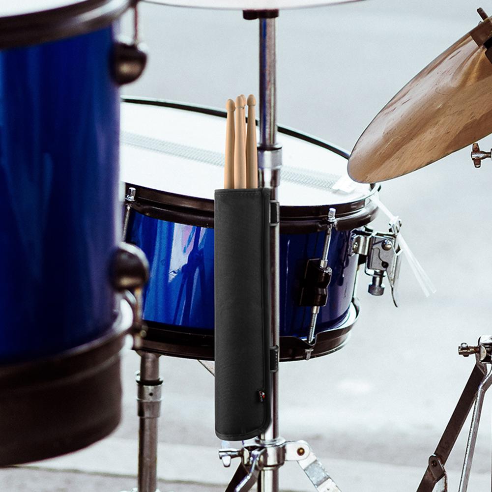Drumstick Container Bag Nylon Drum Stick Bag Drum Sticks Holder Bag for Drumsticks Mallets