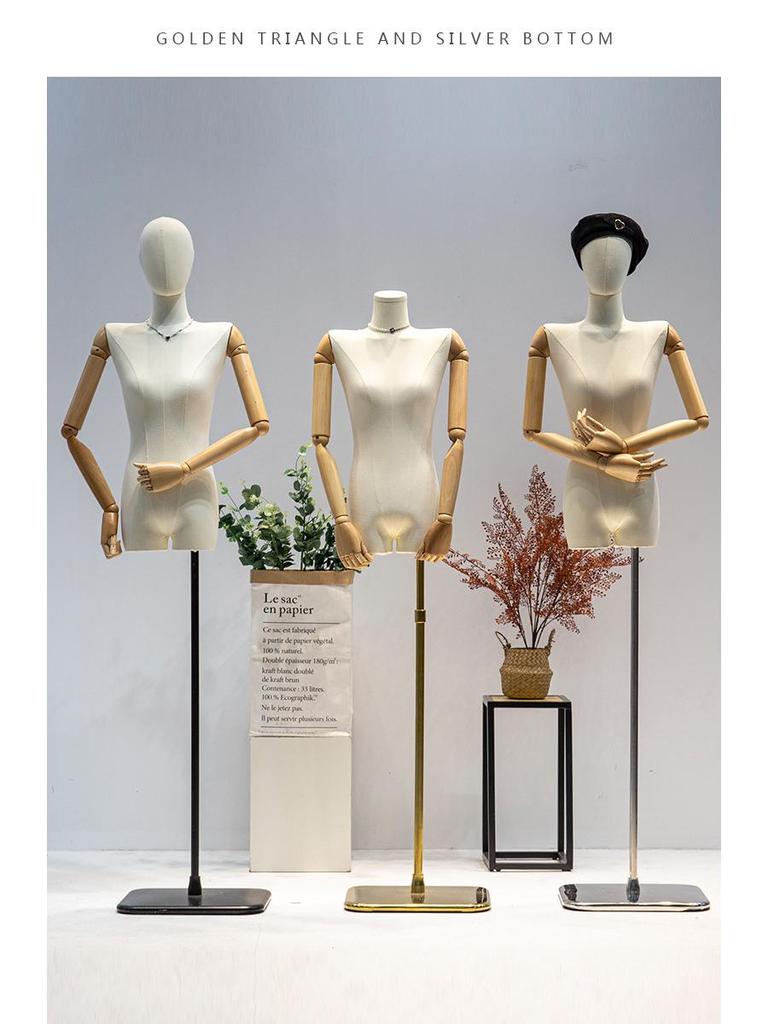 Korean Women's Clothing Store Mannequin: Pendant Arm Flat Shoulder Display Stand