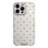 Simple Polka Dots Suitable for Apple 16 Promax Mobile Phone Case Iphone15 Personality 14 Glitter 13 High End Retro