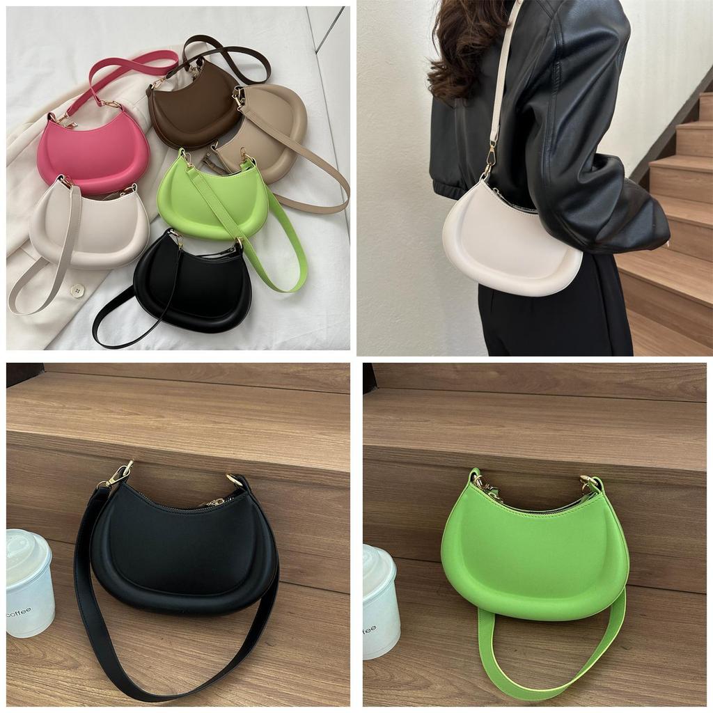 Trendy Casual Shoulder Bag Personality Korean Version New Moon Bag 2023 Fall Fashion Bag For Women