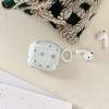 Grundierung Grau Stern mit Ring Geeignet für Apple für Airpods pro 2 pro 4 3 Mode Damen Kopfhörerhülle/Lässige Kopfhörerhülle