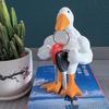 Muscle Duck Key Storage Set for Home Entry Door and Hallway Decor - Strongman Resin Artwork