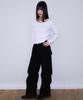 ROSEFRANTZ Essential Rose Label Long Sleeve [White Melange]