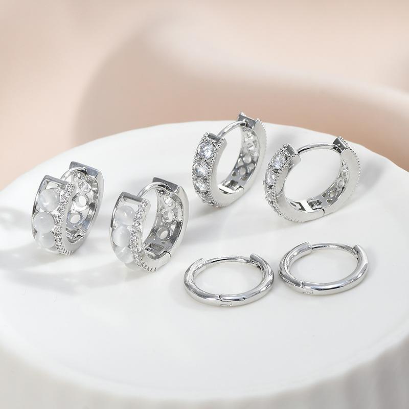 2023 Korean C-Shaped Ear Cuffs: Simple, Versatile Design with Three Pairs of Earrings