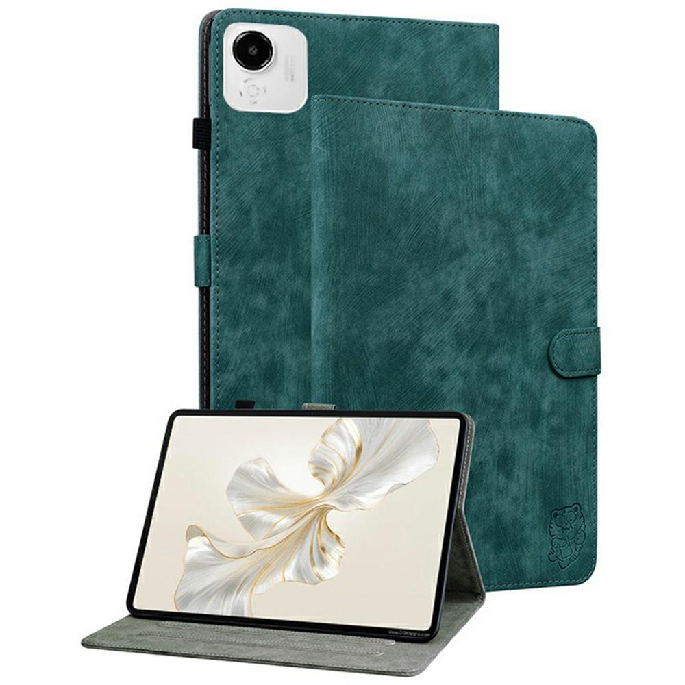 Pro Honor Pad X9a Pouzdro Tygr Potisk Odolné proti poškrábání PU Kůže Tablet Kryt