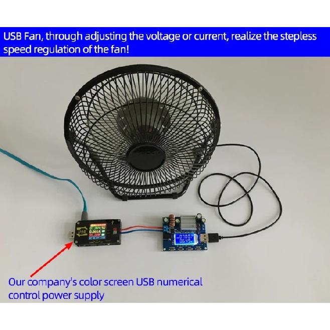 Automatisches Aufwärts-Abwärts-Modul, einstellbar, Konstantspannung, Konstantstrom-Netzteilmodul, DC-DC 5-30V auf 0,6-30V, LCD-Voltmeter