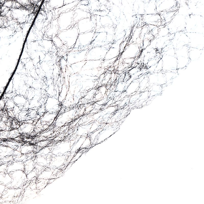 100X Black Invisible Hair Nets Elastic Edge Mesh Hairnet Stretch Hairnet Cover