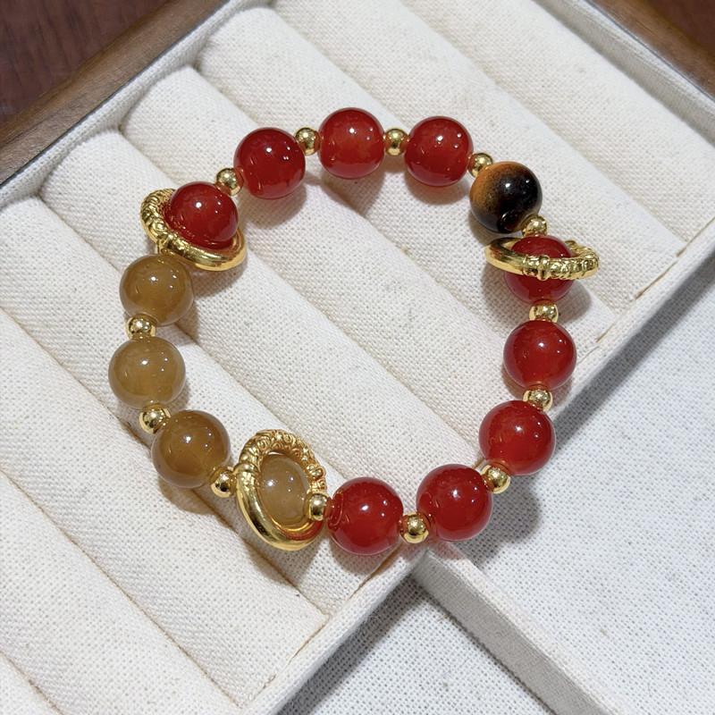 Personalized Glaze Beaded Tassel Bracelet Fashion Temperament Light Luxury Popular Couple Jewelry Gift