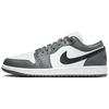 Air 1 Low Iron Grey Black Unisex Sneakers White 553558-152