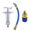 30ml Auto Oil Dye Injector Manual A/c Dye Injector With 1/4 Sae Adapter For Car Vehicle Home Air Conditioner Leak Detection Tool