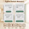 Tuya Smart ZigBee Switch Module 1 2 3 4 Gang No Neutral Wire Required Smart Home DIY Light Breaker Work with Alexa Google