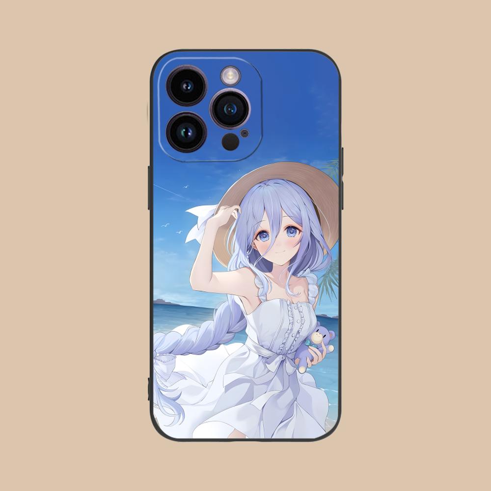 Date a Live Mio Takamiya Phone Case for iPhone 17 16 15 14 13 12 11 X XR XS 8 7 Air Pro Max Plus Mini Colorful Cover Cover