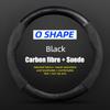 38cm Non-Slip Suede Carbon Fiber Car Steering Wheel Cover, PU Leather, for CHERY Jaecoo J7 J8  2024 Car Interior Accessories