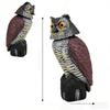 Simulated Owl Bird Repeller for Outdoor Courtyard360360-Degree Rotating No-Power Required Mouse Repellent Artifact Decorative Or