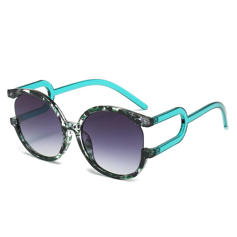 Fashion Men Women Hip Hop Punk Sun Glasses Luxury Design Trendy Eyewear Fashion Unisex Outdoor Travel Round Frame UV400 Sun Glasses