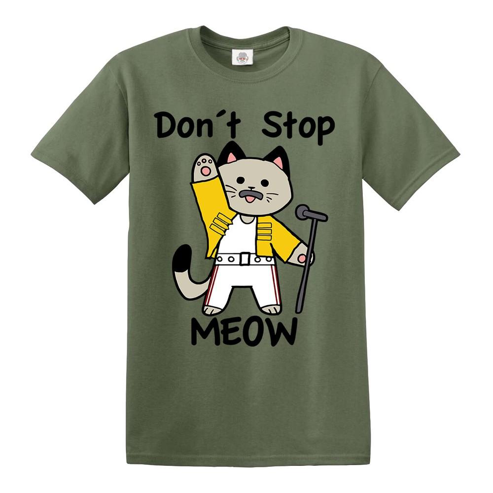 Funny Dont Stop Meow Tshirt Cat Kitten Funny Party Cats Tshirt Top Tee