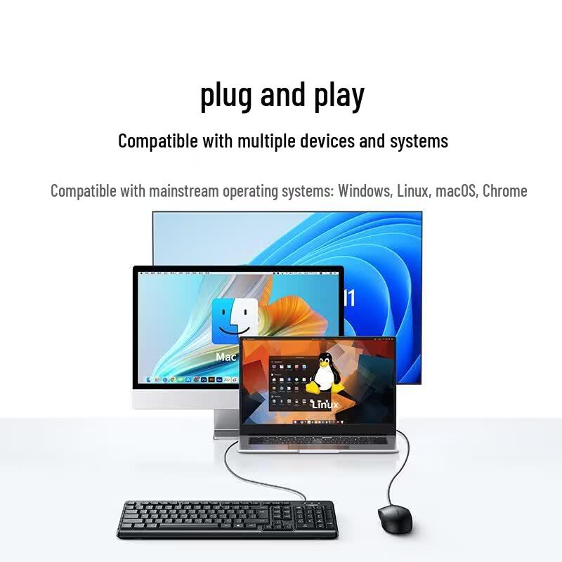 Ugreen Wired Keyboard and Mouse Combo
