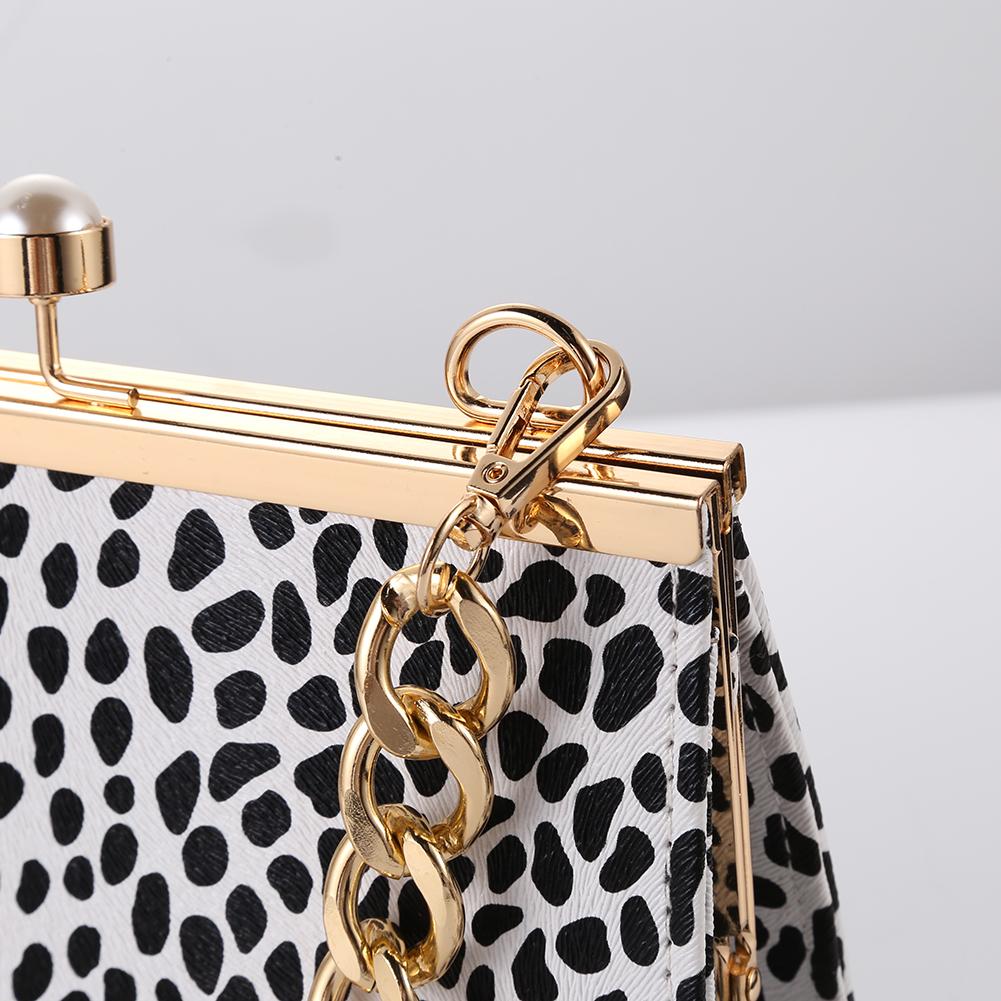 AU 40cm Punk Metal Thick Chain Bag Shoulder Strap DIY Handbag Handles (Gold)