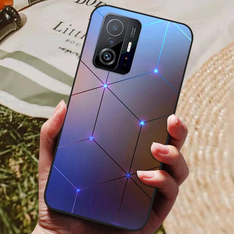 Für Xiaomi 11T Pro Hülle Für Xiaomi mi 11T Pro Hüllen Stoßfestes Silikon Weiches TPU Handy Rückseite Abdeckung Für Xiaomi 11T Pro Fundas