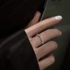 Korean Style Hollow Open Adjustable Women's Chain Ring - Trendy, Fashionable, Stackable Index Finger Ring