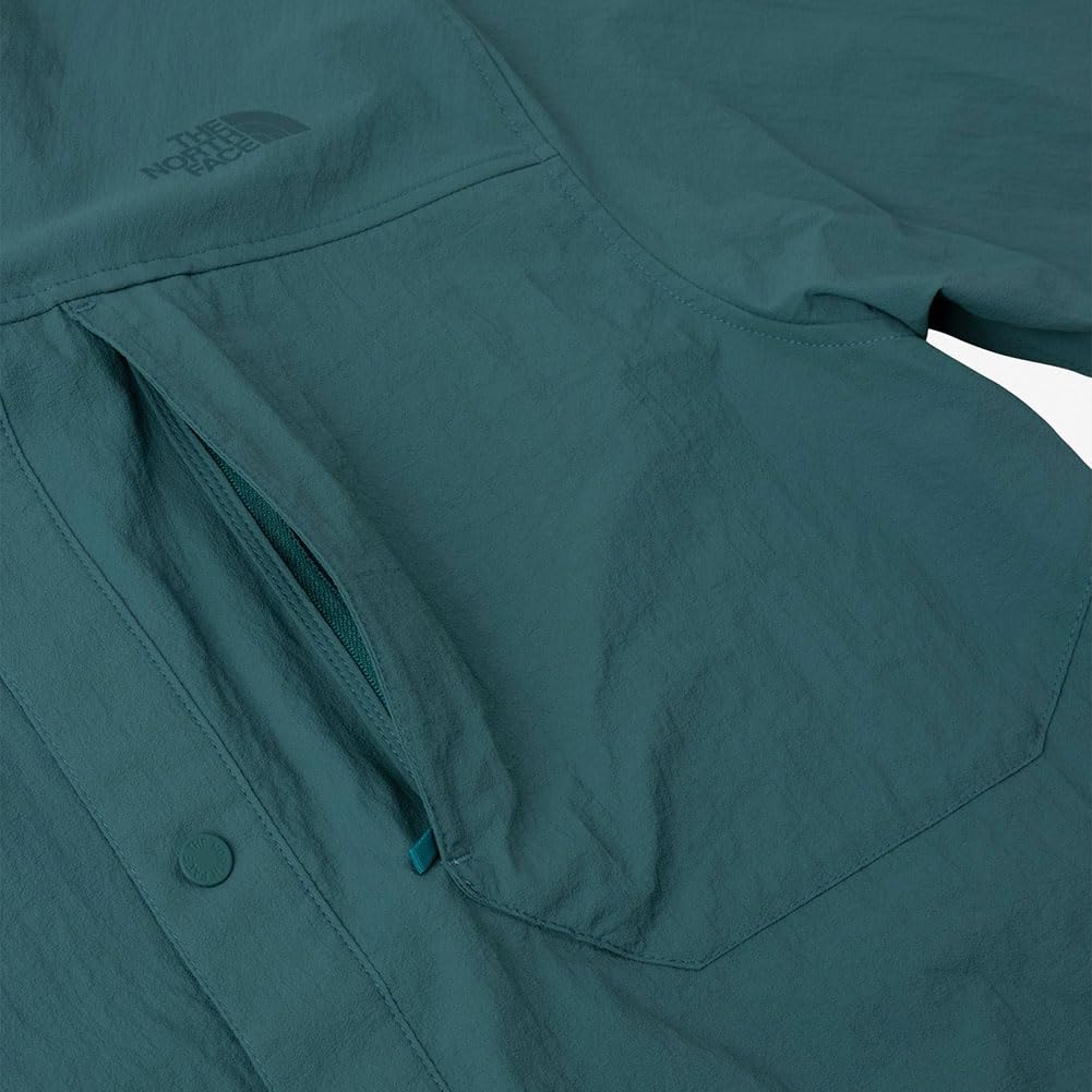 The North Face Mallard Size M Hikers' Shirt, Green,