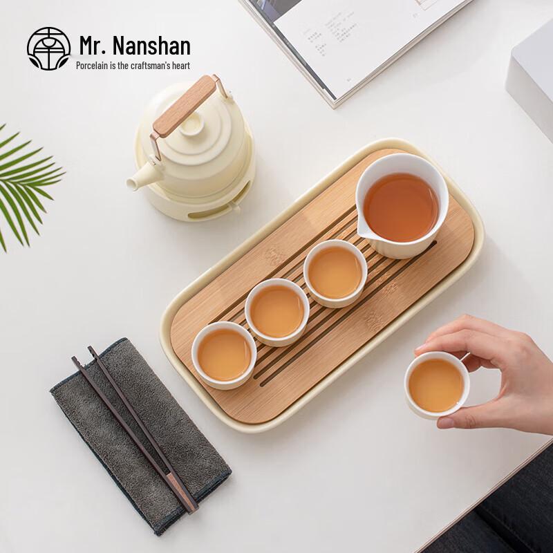 Nanshan Xiansheng White Porcelain Gongfu Tea Set