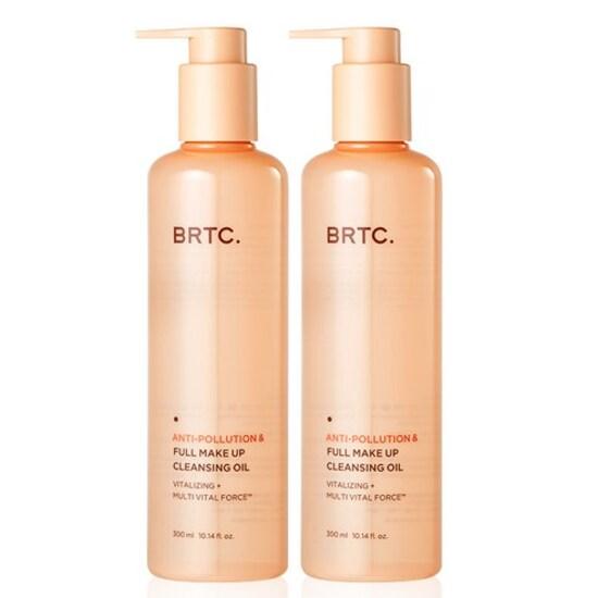 BRTC Anti-Pollution & Full Makeup Cleansing Oil Deep Pore Makeup Remover 300ml x2